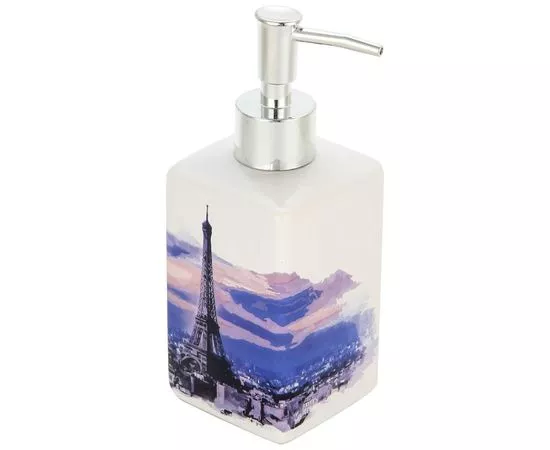607229 - Дозатор для жидкого мыла Париж, керамика, DIS-P, 2908 Рыжий Кот (1)