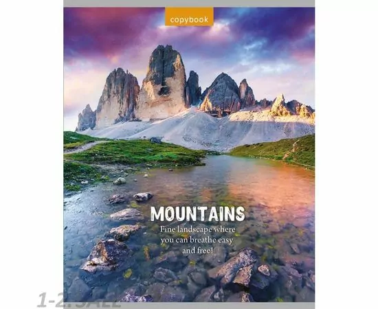 755340 - Тетрадь общая А5,48л,линия,скоба НЕПЕРЕДАВАЕМАЯ ПРИРОДА (48-0080) 5видов 992267 (9)