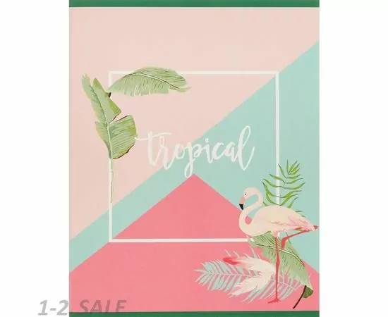755364 - Тетрадь общая А5,60л,кл,скреп,обл.мел.карт,УФ-лак №1 School Tropical 975588 (2)