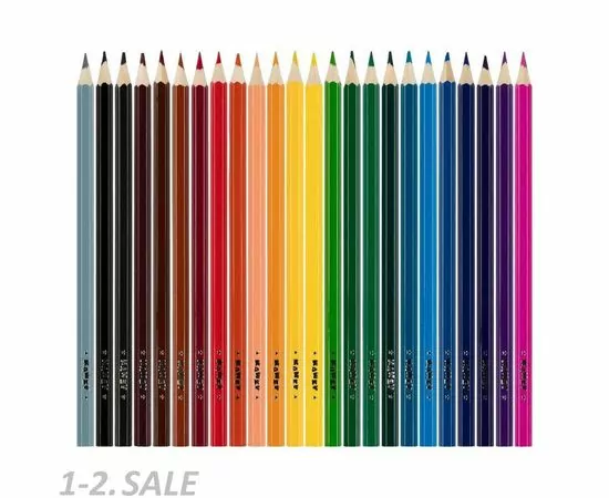 755827 - Карандаши цветные 24 цвета 6-гран, ВКФ Мой друг тигрёнок, CP- 2024 1108450 (3)