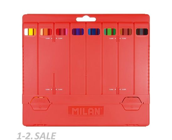 755859 - Карандаши цветные Milan, 24 цв., 3-гран., пласт.упак., 0729324 1035356 (7)