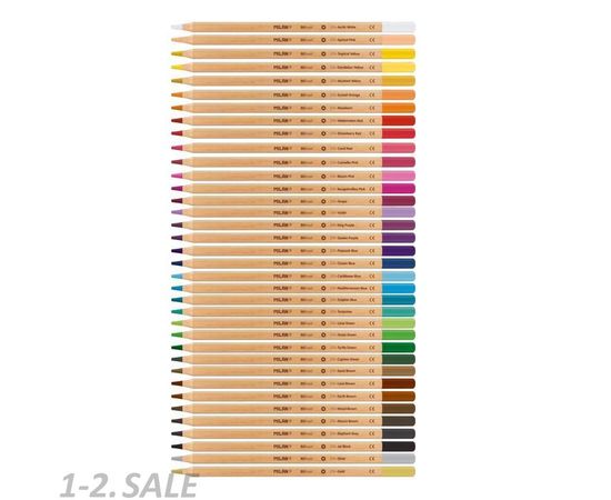 755861 - Карандаши цветные Milan, 36 цв., 6-гран., в металл. упак., 0726136 1035358 (4)