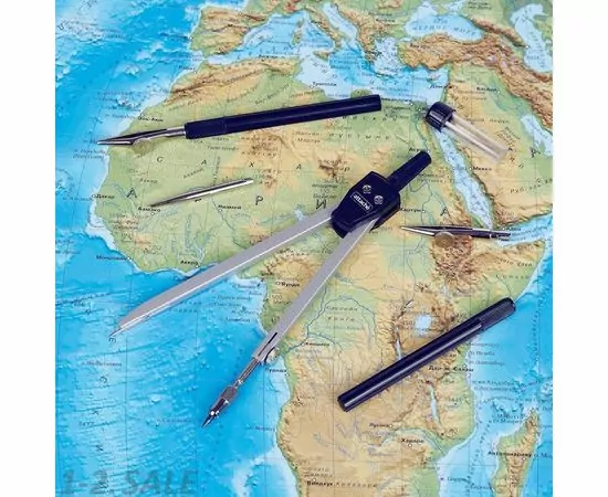 755972 - Готовальня Attache, 6 предметов, пласт.пенал 921832 (3)