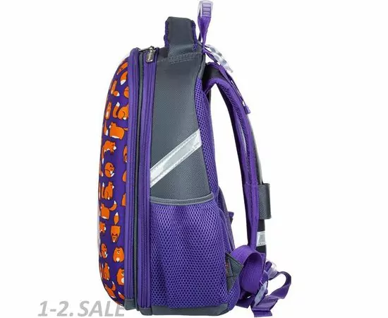 756132 - Ранец №1School Basic   Лисички, 2 отд., ортопед. cпинка 1145914 (4)