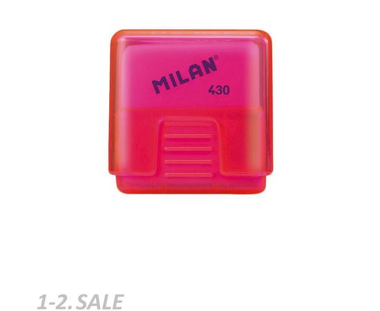 756195 - Ластик каучуковый Milan Look в пластиковом чехле PMMS430LK, цв в асс (ДС) 1032908 (6)