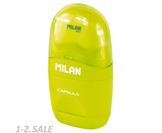 756227 - Ластикоточилка Ластик-точилка Milan CAPSULE цвет в ассорт., блистер 208199 1057222 (4)