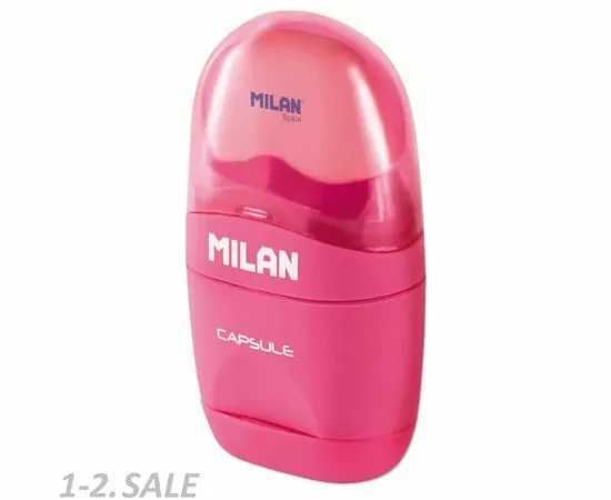 756227 - Ластикоточилка Ластик-точилка Milan CAPSULE цвет в ассорт., блистер 208199 1057222 (5)