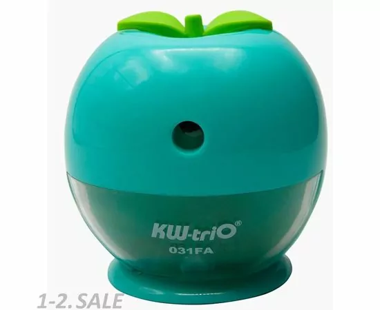 756231 - Точилка механическая детская Kw-Trio Яблоко, пластик,цвет в асс  31FA 1089105 (4)