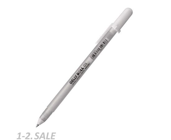 756898 - Ручка гелевая Sakura Gelly Roll Белый тонкий стержень 05, XPGB05#50 1204859 (2)