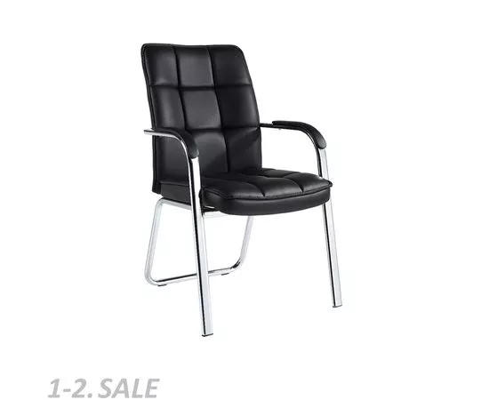 776157 - Конференц-кресло BN_TQ_Echair-810 VPU кожзам черный, хром 620977 (1)