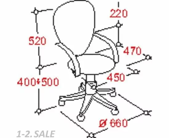 776177 - Кресло UP_EChair-203 PTW net ткань черная, сетка синяя, хром 289487 (2)