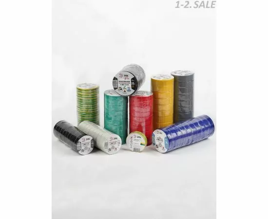 509606 - ЭРА изолента ПВХ 15/20 желтая 0.15х15 мм, 20м 190% растяж. 3751 (5)