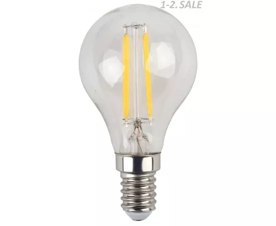 563158 - ЭРА шар F-LED нитевидная E14 5W(400lm) 2700K 2K 84x45 F-LED Р45-5w-827-E14 8930 (2)