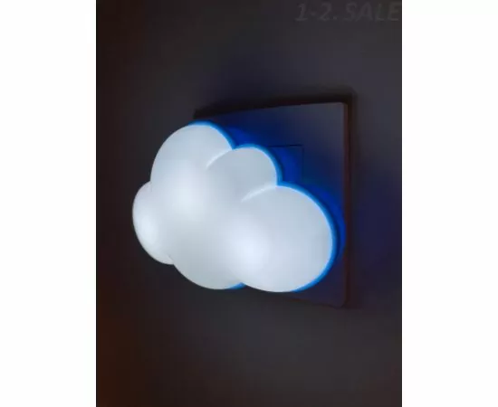 575211 - ЭРА ночник св/д детский NN-605 0.5W пластик, белый, 220V, фотосенсор NN-605-LS-W (3)