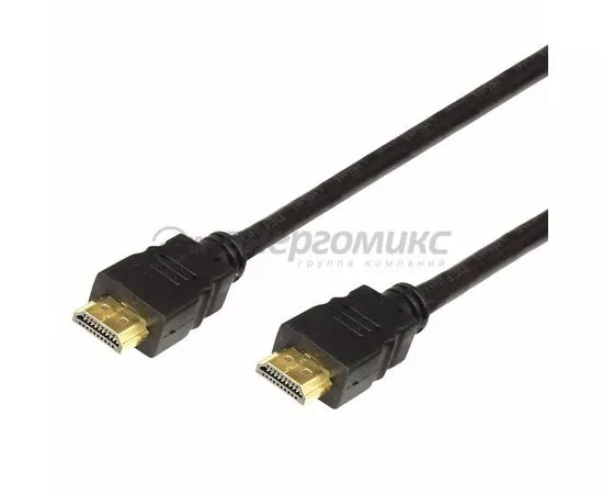 612283 - Кабель HDMIшт. - HDMIшт. 1,4 Gold 2М без фильтра PROconnect (уп.10шт, цена за шт) 17-6204-6 (1)
