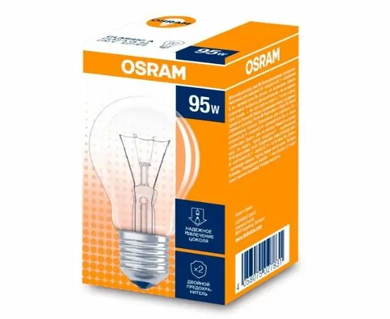 613194 - OSRAM A E27 95W ЛОН прозрачная 4058075027831 (1)