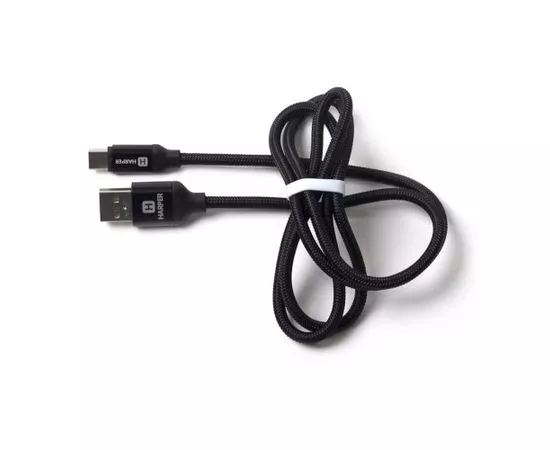 618451 - Кабель USB(A)шт. - type C 1м HARPER BRCH-710 BLACK, черный (1)