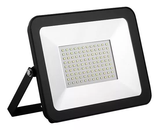 619375 - Saffit прожектор св/д 100W(9000lm) 2835SMD 6400K 6K 185х35х242 черный SFL90-100 IP65 55068 (1)