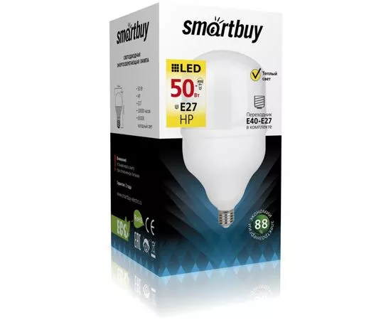 621429 - Smartbuy высокомощн. ЛОН E27 50W(4500lm) 4000K 4K 120x193 SBL-HP-50-4K-E27 (1)