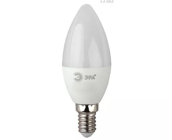 601899 - Лампа св/д ЭРА стандарт свеча B35 E14 7W(560m) 2700K 2K 110x37 B35-7w-827-E14 6094 (2)