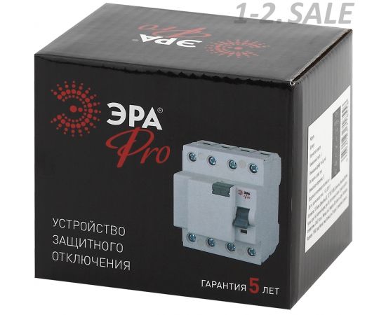 658674 - ЭРА PRO NO-902-64 устройство защитного отключения (УЗО) ВД1-63 3P+N 80А 30мА (45/810) (2)