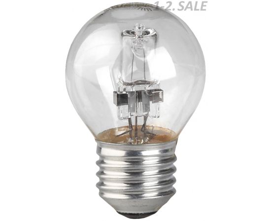 703600 - Эра лампа галогенная, шар HAL-P45-42W-230V-E27-CL (нейтр., E27) 7350 (2)