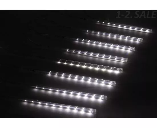 709595 - ЭРА Гирлянда ул. (24V) Сосульки 144LED xолодный свет 2,1x0,3м/8нит. IP44 6140 (7)