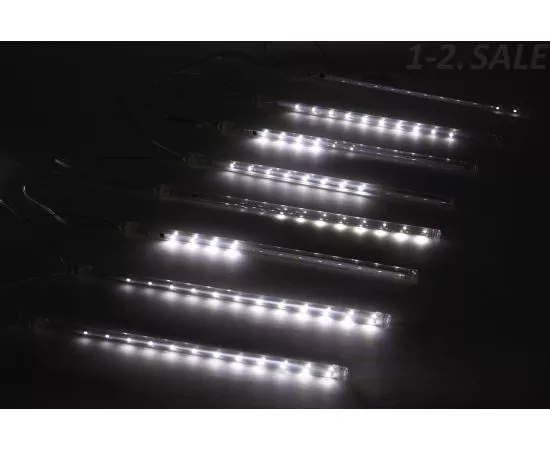 709595 - ЭРА Гирлянда ул. (24V) Сосульки 144LED xолодный свет 2,1x0,3м/8нит. IP44 6140 (8)