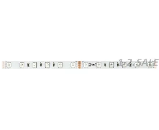 718383 - ЭРА лента св/д 24V 14.4w/m 60led/m IP33 мультиколор SMD5050, 5m LS5050-14.4-60-24-33-RGB-5m 4113 (3)