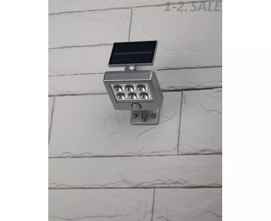 733634 - ЭРА Прожектор св/д 6LED 5W(150lm) с датч/движ, на солн. батар. 8614 (2)