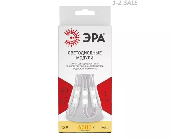 738157 - ЭРА св/д модуль 12V 40x2led 16led/m 8W/m 6500K 6K IP6 5м MZ2835-02-12V-2835-IP65-5m-6500 5002 (4)