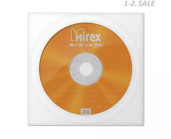 104083 - DVD+R Mirex 16x, 4.7Gb в бумажном конверте с окном (2)