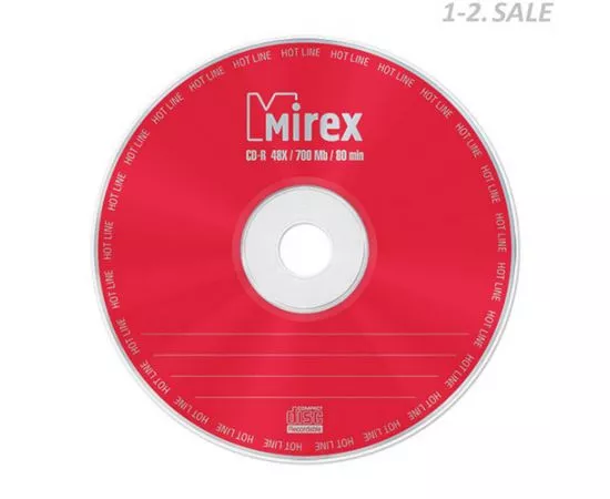 11814 - К/д Mirex Hotline CD-R80/700MB 48x Slim (3)