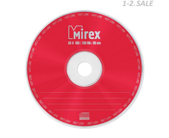 11815 - К/д Mirex Hotline CD-R80/700MB 48x БОКС10шт. (3)