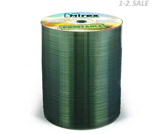12214 - К/д Mirex printable inkjet CD-R80/700MB 48x Bulk/по100шт. (2)