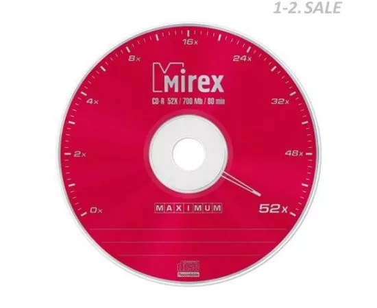 13097 - К/д Mirex Maximum CD-R80/700MB 52x БОКС50 шт (3)