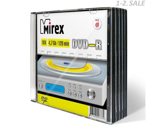 20033 - DVD-R Mirex 16x, 4.7Gb Slim (200! при заказе с удаленки) (2)