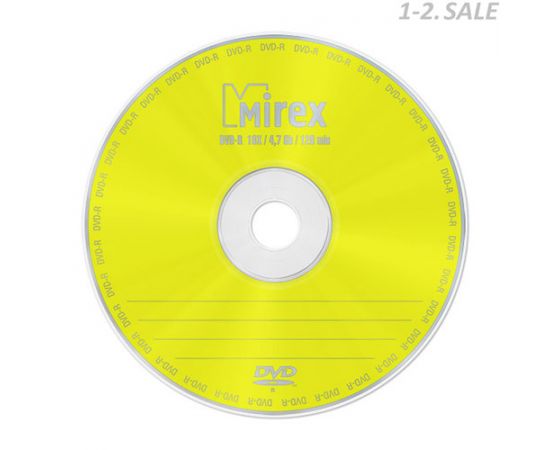 20033 - DVD-R Mirex 16x, 4.7Gb Slim (200! при заказе с удаленки) (3)