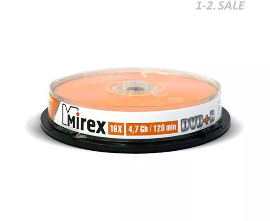 26338 - DVD+R Mirex 16x, 4.7Gb БОКС10 (2)