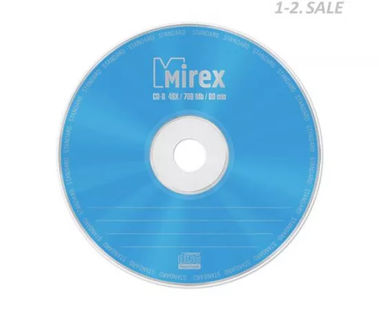27516 - К/д Mirex Standart CD-R80/700MB 48x в бумажном конверте с окном (3)