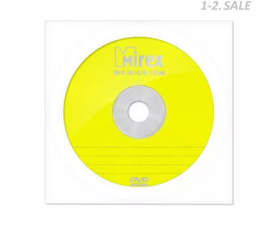 28163 - DVD-R Mirex 16x, 4.7Gb в бумажном конверте с окном (2)