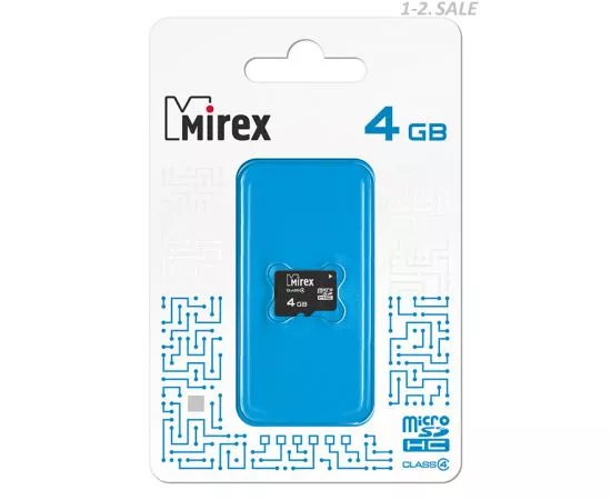 319481 - Флэш-карта (памяти) MicroSDHC 4Gb class4 MIREX без адаптера (2)