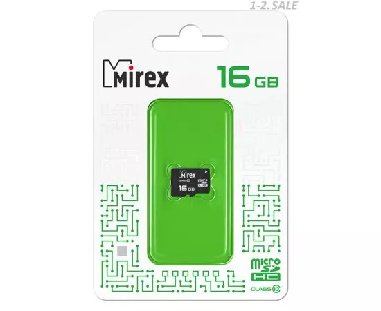 326851 - Флэш-карта (памяти) MicroSDHC 16Gb class10 MIREX без адаптера (2)