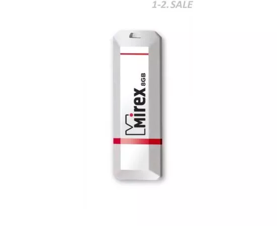 328758 - Флэш-диск USB 8Gb Mirex KNIGHT WHITE (ecopack) (3)