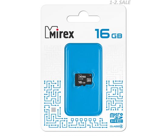 382132 - Флэш-карта (памяти) microSDHC 16GB class4 MIREX без адаптера (2)