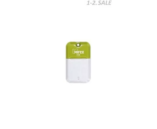 405033 - Флэш-диск USB 8Gb Mirex ARTON GREEN (ecopack) (3)