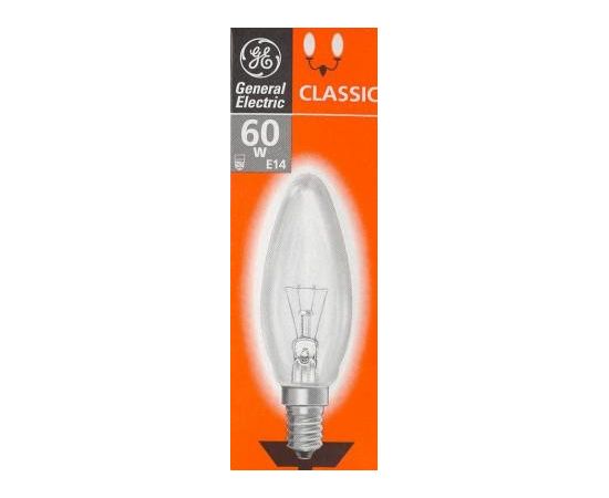 14569 - GE C1 (B) E14 60W свеча прозрачная (Белоруссия) 74400 (1)
