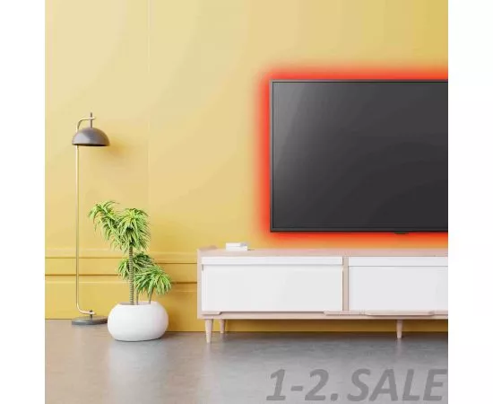 718600 - APEYRON комплект Лента св/д+пульт ДУ+USB TV подсветка 5V 7,2W/m 30Led/m IP20 RGB 2x0,5м 5050 10-70 (17)