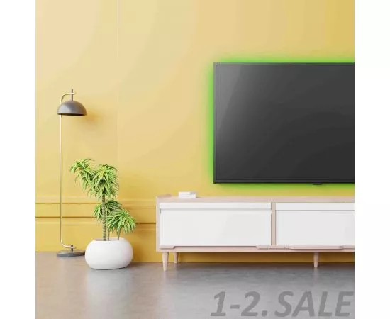 718600 - APEYRON комплект Лента св/д+пульт ДУ+USB TV подсветка 5V 7,2W/m 30Led/m IP20 RGB 2x0,5м 5050 10-70 (18)