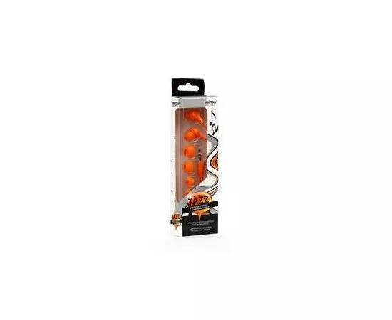 625227 - Наушники вакуумные SmartBuy® JAZZ, оранжевые, 3 пары силиконовых вставок (SBE-730)/40 (1)